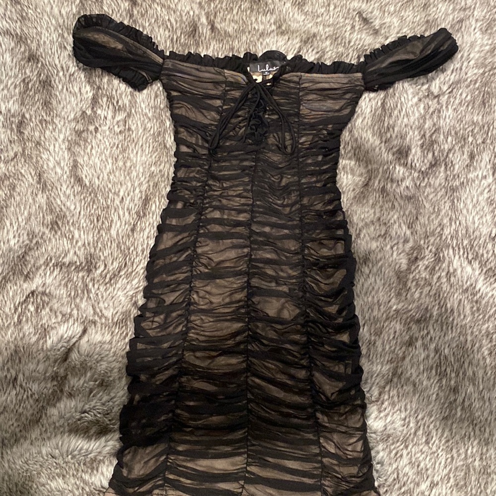 Lulus Ruched Bodycon LBD